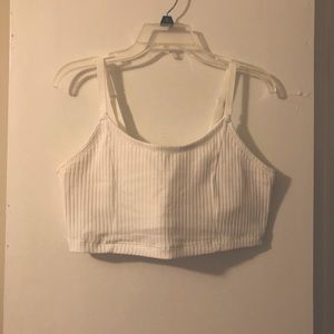 Aerie crop top w/ shelf bra